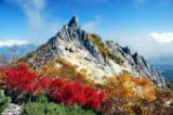 紅葉の鳳凰三山